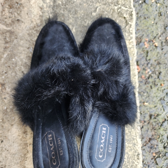 Coach Kaela fur wedges - Picture 4 of 6